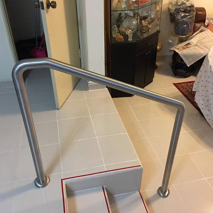 TAY VỊN AN TOÀN CẦU THANG INOX 304-THI CÔNG LẮP ĐẶT TẠI TP HCM