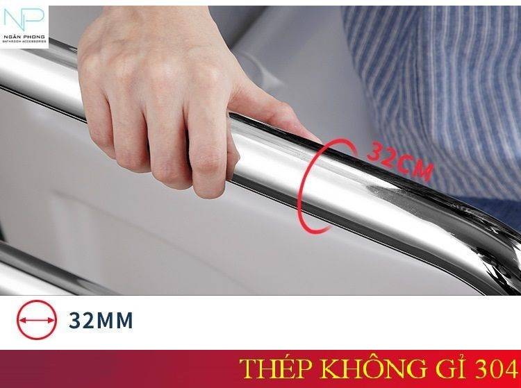 TAY VỊN AN TOÀN INOX 304- 400MM